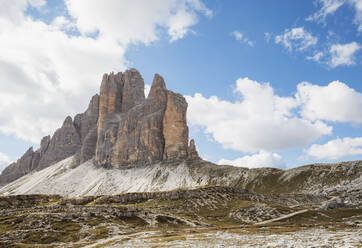 Tre Cime di Lavaredo, Nature Park Tre Cime, Unesco World Heritage Natural Site, Sexten Dolomites, Italy - GWF06125
