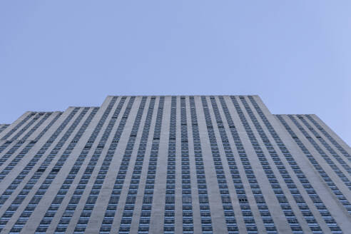 Skyscraper and blue sky, Manhattan, New York City, USA - MMAF00983