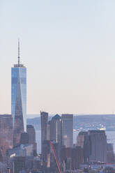 Skyline mit One World Trade Center zur blauen Stunde, Manhattan, New York City, USA - MMAF00997