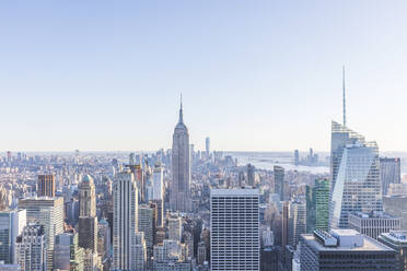 Skyline at blue hour, Manhattan, New York City, USA - MMAF00998