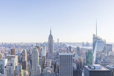 Skyline zur blauen Stunde, Manhattan, New York City, USA - MMAF00998