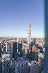 Skyline at blue hour with 432 Park Avenue skyscraper, Manhattan, New York City, USA - MMAF01000