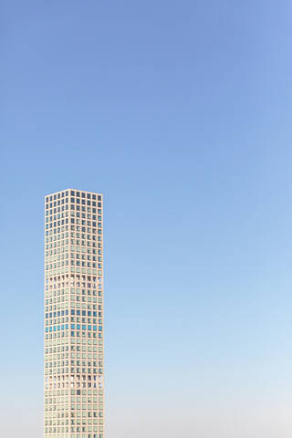 432 Park Avenue Wolkenkratzer zur blauen Stunde, Manhattan, New York City, USA, lizenzfreies Stockfoto