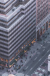 Blick von oben auf die Straßen von Manhattan, New York City, USA - MMAF01004