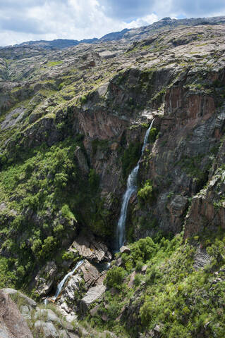 Salto del Tabaquillo Wasserfall, Mina Clavero, Argentinien, Südamerika, lizenzfreies Stockfoto