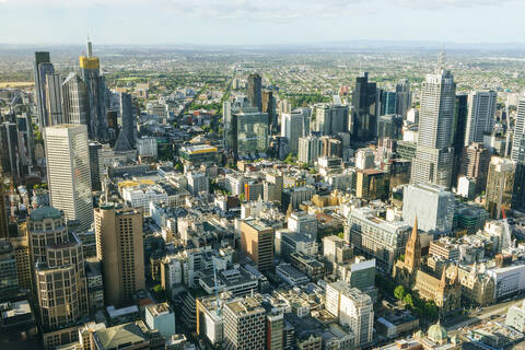 Stadtbild von Melbourne, Victoria, Australien, lizenzfreies Stockfoto