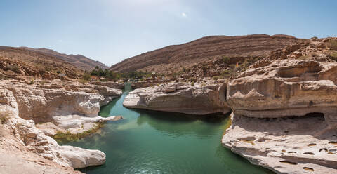 Blick über das Wadi Bani Khalid, Oman - WWF05121