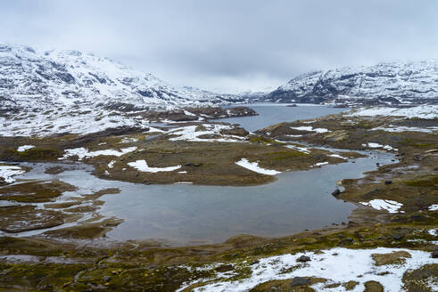 Gebirgszug, Haukelifjell, Norwegen - RJF00826