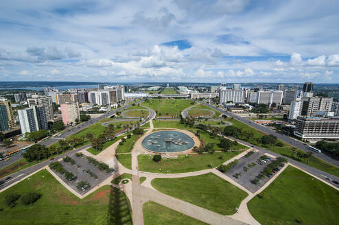 Blick vom Fernsehturm über Brasilia, Brasilien - RUNF02848