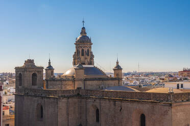 Iglesia de la Anunciacion und historisches Zentrum von Setas de Seville aus gesehen, Sevilla, Spanien - TAMF01554