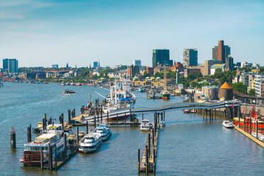 Landing Stages seen from Elbphilharmonie, Hamburg, Germany - TAMF01593