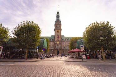 Rathaus mit Rathausplatz, Hamburg, Deutschland - TAMF01622