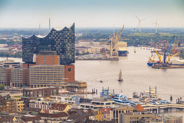 Ansicht der Ebphilharmonie, Hamburg, Deutschland - TAMF01628