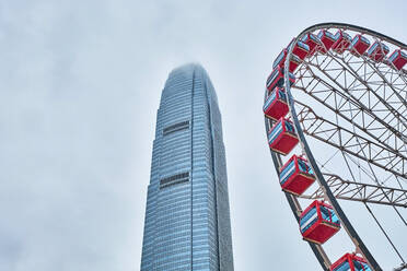 International Commerce Centre and big wheel, Central District, Hong Kong, China - MRF02099