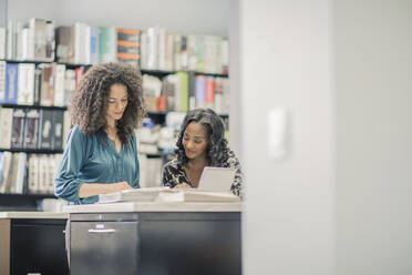 Businesswomen working together in office - BLEF08142