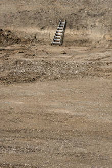 Ladder on land during sunny day - KJF00317