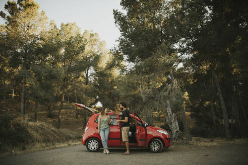 Couple on a road trip, taking a break - DMGF00063