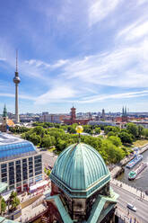 View to the city from roof top of Berlin Cathedral, Berlin, Germany - PU01661