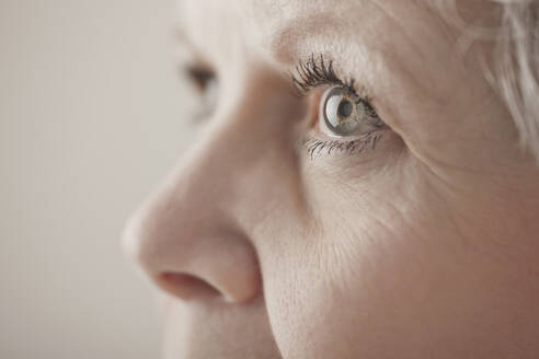 Close up of Caucasian woman's eye - BLEF08489