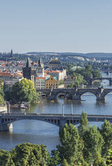 Brücken über den Prager Fluss, Prag, Tschechische Republik - BLEF09361