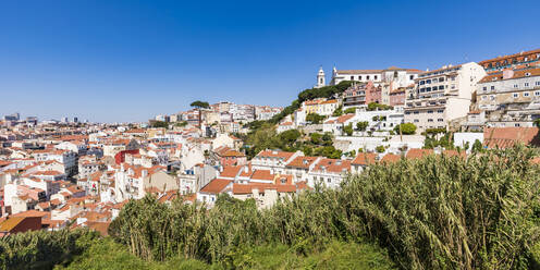 Portugal, Lissabon, Blick auf den Stadtteil Graca - WDF05289