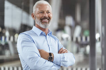 Portrait of a smiling mature businessman - DIGF07378