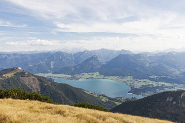 Blick auf den See und die Berge gegen den Himmel - GWF06156