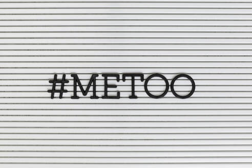 #MeToo Text auf weißem Hintergrund - FSIF04313