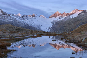 Oberaarhorn, Oberaargletscher, Grimselpass, Kanton Bern, Schweiz - RUEF02261