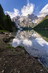 Pragser Wildsee, Pragser Dolomiten, Südtirol, Italien - STSF02112