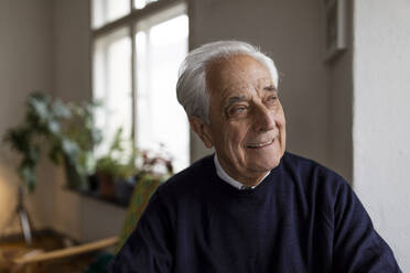 Smiling senior man at home - GUSF02045