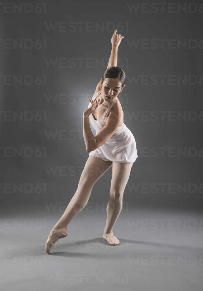 Beauty white blonde ballerina dance pose Vector Image