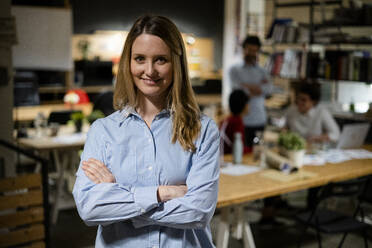 Portrait of confident businesswoman in office - GIOF06765