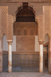 Ornate arches in doorway - BLEF10672