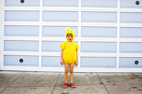 Mixed race boy wearing costume - BLEF11584