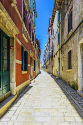 Narrow alley at Rovinj, Istria, Croatia - THAF02556