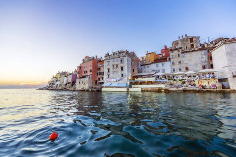 Die Hafenstadt Rovinj, Halbinsel Istrien, Kroatien, Europa, lizenzfreies Stockfoto