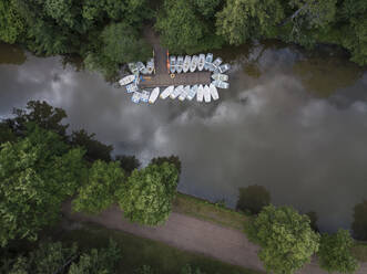 Boats at Pavlovsky Park, Pavlovsk, St. Petersburg, Russia - KNTF02910