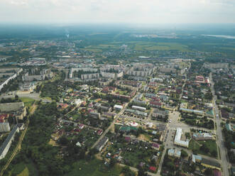 Aerialview of Tikhvin town,Leningradskaya region, Russia - KNTF02918