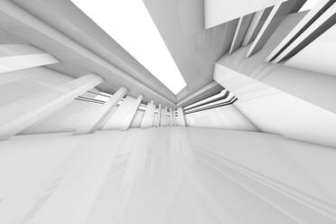 Futuristischer Raum, 3D-Rendering - SPCF00424