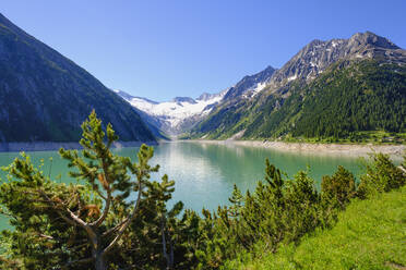 Schlegeis reservoir, Zillertal Alps, Ziller valley, Tyrol, Austria - SIEF08797