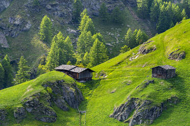 Mountain hut at Passeier Valley, Alto Adige, Italy - STSF02130