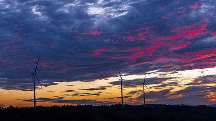 Windkraftanlagen in Baden-Württemberg, Deutschland - STSF02135