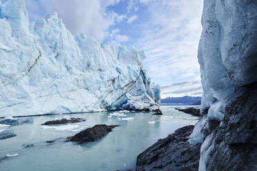 Front des Perito-Moreno-Gletschers, Canal de los Tempanos, Nationalpark Los Glaciares, Patagonien, Argentinien - CVF01313