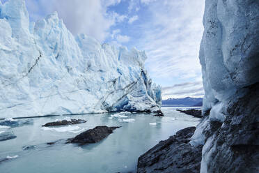 Front of Perito Moreno Glacier, Canal de los Tempanos, Los Glaciares National Park, Patagonia, Argentina - CVF01313