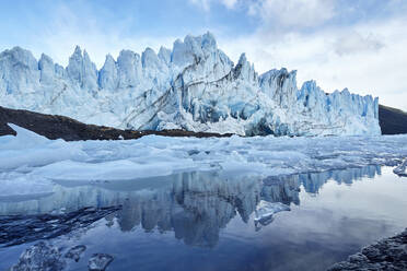 Front des Perito-Moreno-Gletschers, Canal de los Tempanos, Nationalpark Los Glaciares, Patagonien, Argentinien - CVF01315