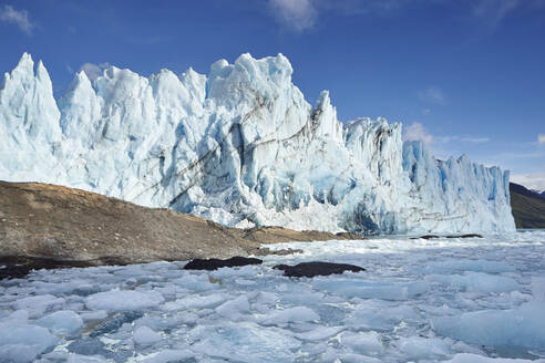 Front of Perito Moreno Glacier, Canal de los Tempanos, Los Glaciares National Park, Patagonia, Argentina - CVF01316