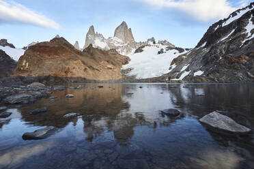 Lago de los Tres and Fitz Roy mountains, Los Glaciares National Park, Patagonia, Argentina - CVF01319