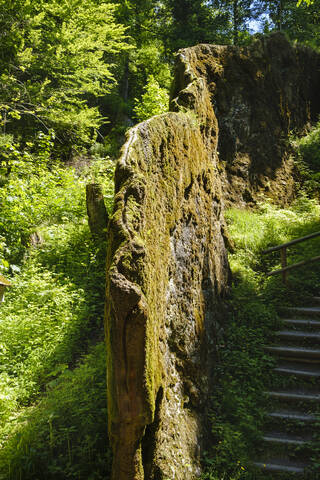 Wachsender Fels von Usterling, Bayern, Deutschland, lizenzfreies Stockfoto