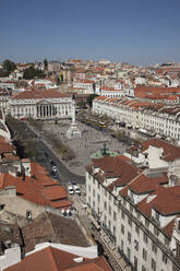 Luftaufnahme des Stadtbilds von Lissabon, Extremadura, Portugal - BLEF12039